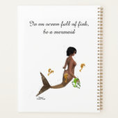 Mignonne Sirène Avec Seahors Planificateur Quotidi (Dos)