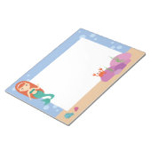 Mignonne sirène océan thème été fille bloc-notes (Incliné)