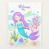 Mignonne sirène sous le néon marin (Devant)