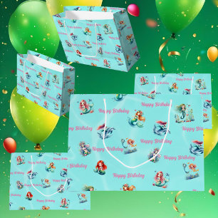 Mignonne sirènes Thème Sac cadeau pour enfants Ann