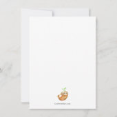 Mignonne Sloth Maman Bébé Bonne carte de fête des (Dos)