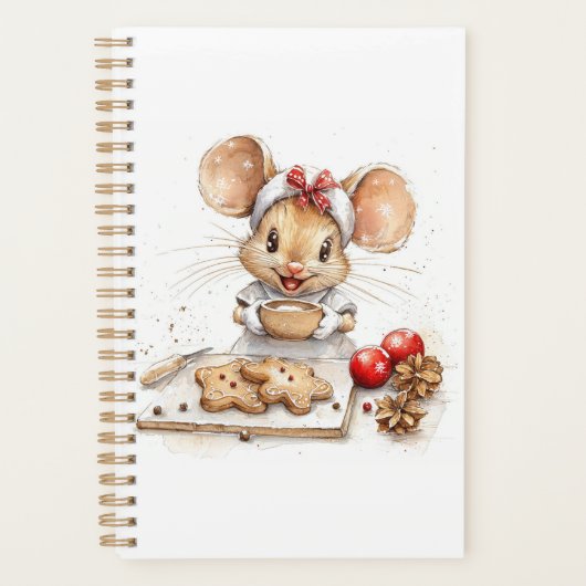 Mignonne souris Chef Noël (Devant)