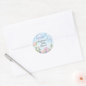 Mignonne sous le Baby shower de mer Favor Sticker (Enveloppe)