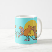 Mignonne tasse animale aux écureuils (Devant droit)
