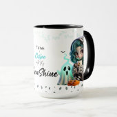 Mignonne tasse classique de café Halloween effraya (Devant droit)
