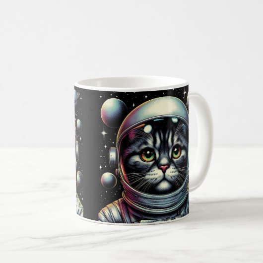 Mignonne tasse de chat ! (Devant droit)
