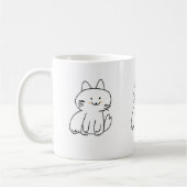 Mignonne tasse de chat Adorable kitty Tasse de caf (Gauche)