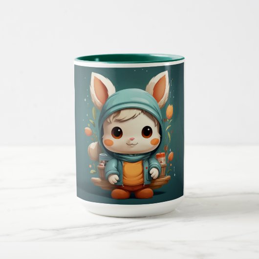 Mignonne tasse de lapin (Centre)