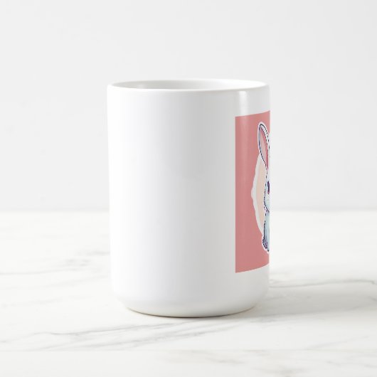 mignonne tasse de lapin. (Centre)
