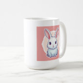mignonne tasse de lapin. (Devant droit)