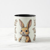 Mignonne tasse de lapin que les enfants aiment (Centre)