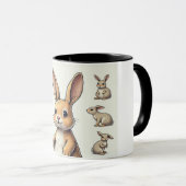 Mignonne tasse de lapin que les enfants aiment (Devant droit)