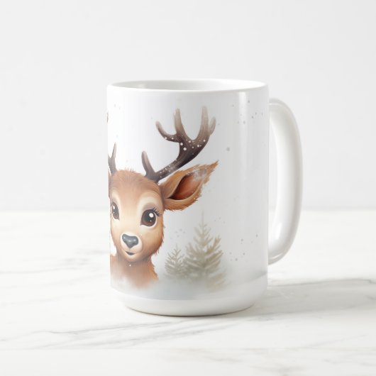 Mignonne tasse de rennes (Devant droit)