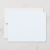 Mignonne Teddy Bear Bébé garçon Carte de remerciem (Dos)