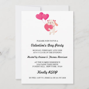 Mignonne Teddy Valentine's Day Cartes de remerciem