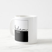 Mignonne tendance moderne Madame PDG Coffee Mug (Devant gauche)