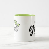 Mignonne Tu Crois Fille Drôle Amoureux Plante Mug (Centre)