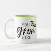 Mignonne Tu Crois Fille Drôle Amoureux Plante Mug (Gauche)