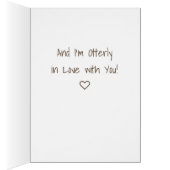 Mignonne Tu Es Ma Moitié Otter, Sweet Love Valenti (Intérieur (Droit))