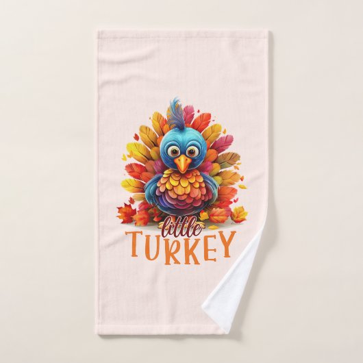 Mignonne Turquie Thanksgiving (Serviette à main)