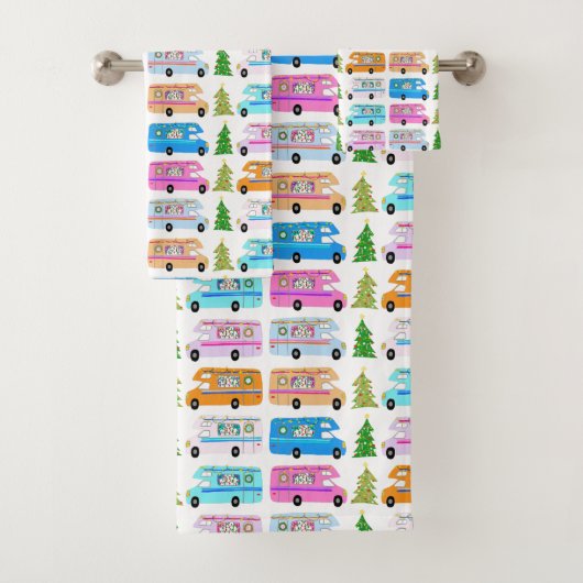 Mignonne vacances Noël RV Camper Motorhome Noël (En situation)