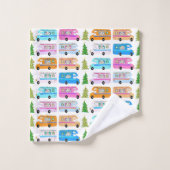 Mignonne vacances Noël RV Camper Motorhome Noël (Gant de toilette)