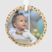 Mignonne Wild One Jungle Ma 1ère photo de Noël (dos)