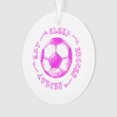 Mignonnes Filles Mangent Sleep Soccer Répéter - Jo (devant)