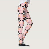 Mignonnes Leggings Bébé Fille Pingouin Rose (Droite)