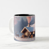 Mignonnes Mugs De Noël Traditionnels Vintages (Devant gauche)