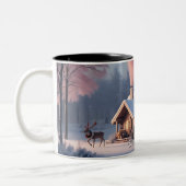 Mignonnes Mugs De Noël Traditionnels Vintages (Gauche)