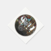 Mignonnes serviettes en papier de Noël ! (Coin)