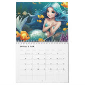 Mignonnes sirènes - Calendrier pour enfants (Feb 2026)