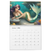 Mignonnes sirènes - Calendrier pour enfants (Jan 2026)