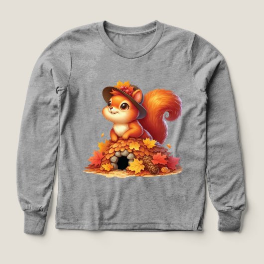 Mignons amateurs de saison d'automne écureuil (Motif recto)