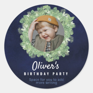 Mignons autocollants pour l'anniversaire de l'enfa