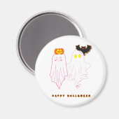 Mignons bébés fantômes Magnet Halloween (Recto/Verso)