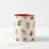 Mignons Carlins de Noël Mug (Centre)