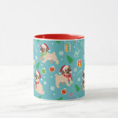 Mignons Carlins de Noël Mug (Centre)