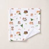 Mignons Cochons d'Inde Drôles Enfants Animaux de C (Gant de toilette)
