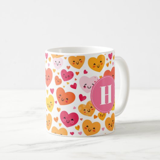 Mignons Coeurs Mugs (Devant droit)