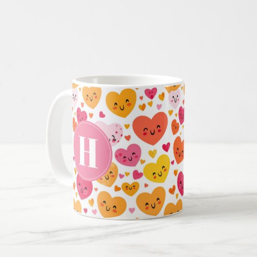 Mignons Coeurs Mugs (Devant gauche)