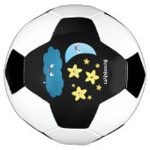 Mignons étoiles chantant, lune et bande dessinée d (Tourné)