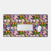 Mignons Inséparables Fleurs Tropicales Oiseau Roma (Clavier et souris)