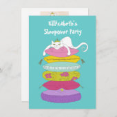 Mignons Invitations géants de l'aube et du chat (Devant / Derrière)