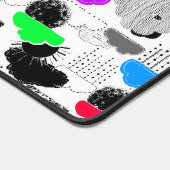 Mignons nuages colorés motif (Coin)