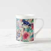 Mignons Oiseaux os Chine Mug (Droite)