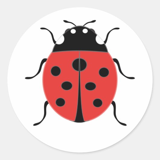 Mignons petits autocollants de coccinelle ! (Devant)