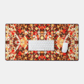 Mignons rouge brun orange pierres abstraites (Clavier et souris)