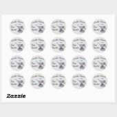 "Mignons stickers bébé éléphant enfants (Feuille)